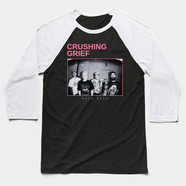 crushing grief - vintage minimalism Baseball T-Shirt by sagitaerniart